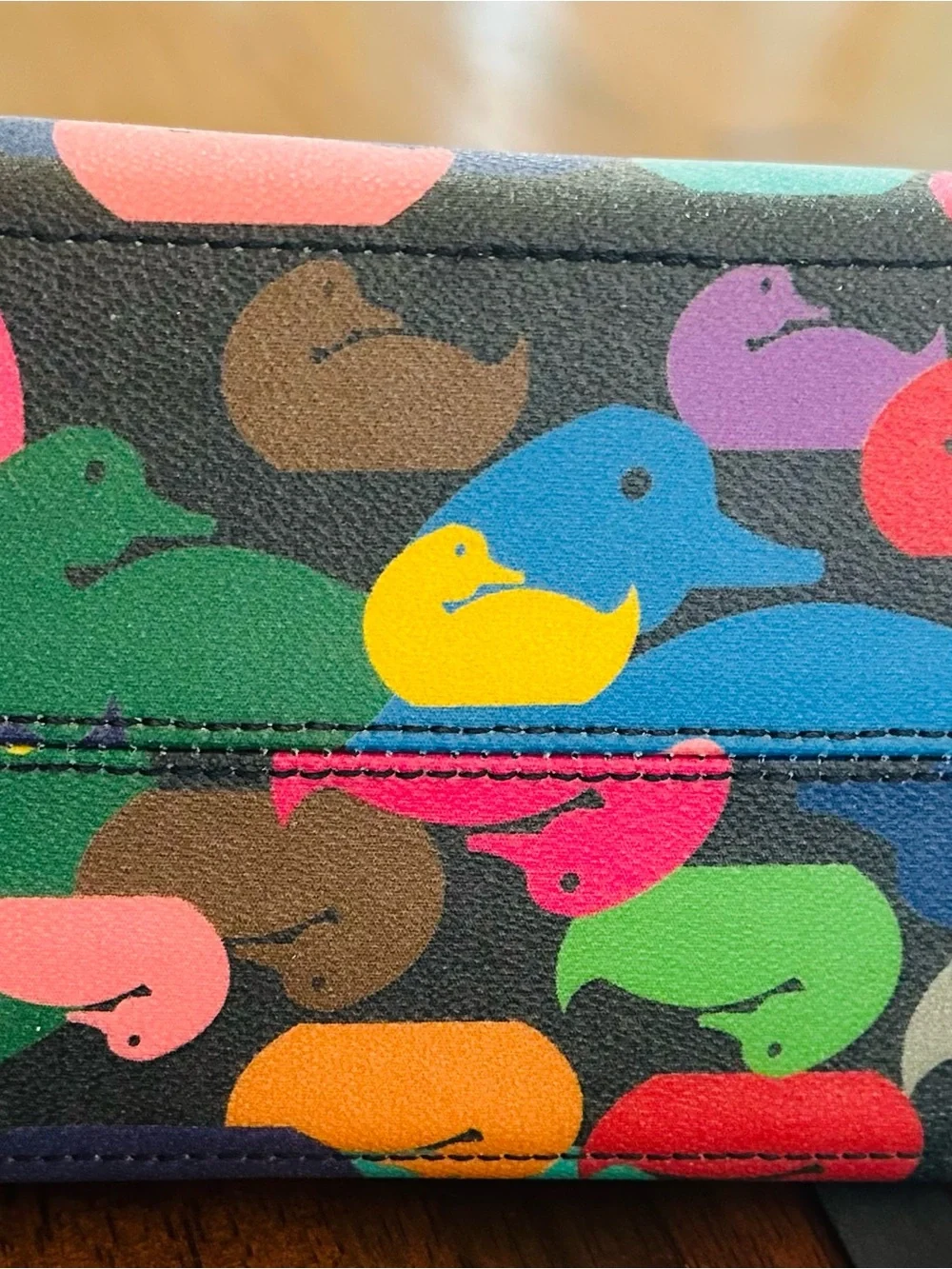 VTG Dooney & Bourke Wonder Ducks Satchel Bag- Rare Y2K Rainbow